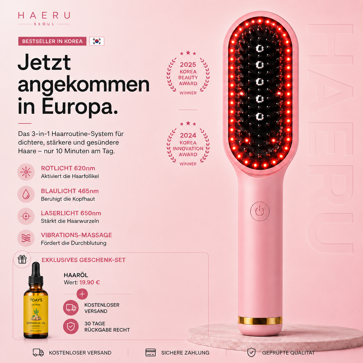 HAERU™ Root Renewal Comb